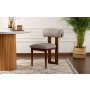 HANAH HOME Set 2 stolice Natura Walnut Light Grey - slika 1