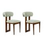HANAH HOME Set 2 stolice Natura Walnut Mint - slika 4
