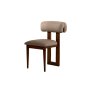 HANAH HOME Set 2 stolice Natura Walnut Sand Beige - slika 2