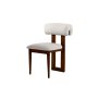 HANAH HOME Set 2 stolice Natura Walnut White - slika 2