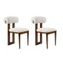HANAH HOME Set 2 stolice Natura Walnut White - slika 4