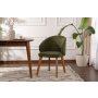 HANAH HOME Set 2 stolice Bentley Green Dark Oak - slika 1