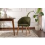 HANAH HOME Set 2 stolice Bentley Green Light Oak - slika 1