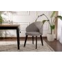 HANAH HOME Set 2 stolice Bentley Grey Black - slika 1