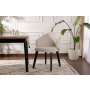 HANAH HOME Set 2 stolice Bentley White Black - slika 1