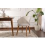 HANAH HOME Set 2 stolice Bentley White Dark Oak - slika 1