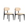 HANAH HOME Set 2 stolice Lionte Beige Black - slika 2