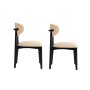 HANAH HOME Set 2 stolice Lionte Beige Black - slika 3