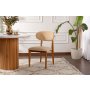 HANAH HOME Set 2 stolice Lionte Beige Dark Oak - slika 1