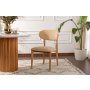 HANAH HOME Set 2 stolice Lionte Beige Light Oak - slika 1