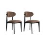 HANAH HOME Set 2 stolice Lionte Brown Black - slika 2