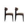 HANAH HOME Set 2 stolice Lionte Brown Black - slika 3