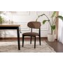 HANAH HOME Set 2 stolice Lionte Brown Black - slika 1