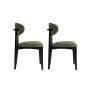 HANAH HOME Set 2 stolice Lionte Green Black - slika 3