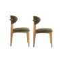 HANAH HOME Set 2 stolice Lionte Green Light Oak - slika 3