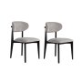 HANAH HOME Set 2 stolice Lionte Grey Black - slika 2
