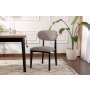 HANAH HOME Set 2 stolice Lionte Grey Black - slika 1