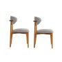 HANAH HOME Set 2 stolice Lionte Grey Dark Oak - slika 3