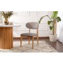 HANAH HOME Set 2 stolice Lionte Grey Light Oak - slika 1