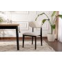 HANAH HOME Set 2 stolice Lionte White Black - slika 1