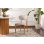 HANAH HOME Set 2 stolice Lionte White Light Oak - slika 1