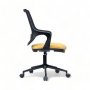 HANAH HOME Kancelarijska stolica Mango Yellow - slika 3