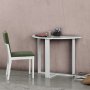 HANAH HOME Radni sto Middle Shiny White - slika 2