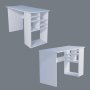 HANAH HOME Radni sto Akasya White - slika 4