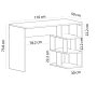 HANAH HOME Radni sto Dardanos Walnut - slika 5