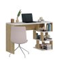 HANAH HOME Radni sto Dardanos White Sapphire Oak - slika 3