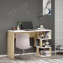 HANAH HOME Radni sto Dardanos White Sapphire Oak - slika 1