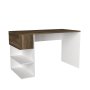 HANAH HOME Radni sto Alphonzo White Walnut - slika 4
