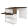 HANAH HOME Radni sto Alphonzo White Walnut - slika 5
