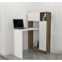 HANAH HOME Radni sto Mia White Walnut - slika 1