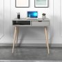 HANAH HOME Radni sto Offer Grey Wooden - slika 3