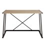 HANAH HOME Radni sto Anemon Walnut Black - slika 3
