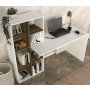 HANAH HOME Radni sto Win White Walnut - slika 4