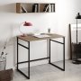 HANAH HOME Radni sto Gama Walnut Black - slika 1