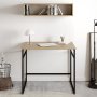 HANAH HOME Radni sto Gama Oak Black - slika 2