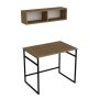 HANAH HOME Radni sto Gama Oak Black - slika 4