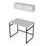 HANAH HOME Radni sto Gama White Black - slika 3