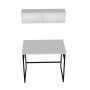 HANAH HOME Radni sto Gama White Black - slika 4