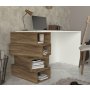 HANAH HOME Radni sto Jenga White Walnut - slika 2