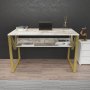 HANAH HOME Radni sto Lona White Gold - slika 2