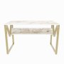 HANAH HOME Radni sto Lona White Gold - slika 5