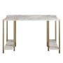 HANAH HOME Radni sto Reader White Gold - slika 3