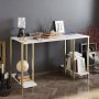HANAH HOME Radni sto Reader White Gold - slika 1