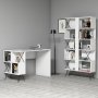 HANAH HOME Radni sto sa policom za knjige Extra White - slika 1