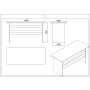 HANAH HOME Set kancelarijskog nameštaja Vo17 W - slika 2