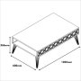 HANAH HOME Set za dnevnu sobu City Walnut Chalcedony - slika 3